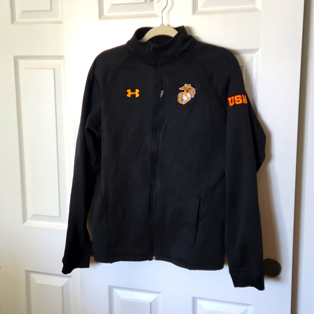 Under Armour USMC Zip Up Size LG - US Marines